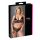 Cottelli Plus Size - Lingerieset van fijne kant (zwart)