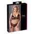 Cottelli Plus Size - Lingerieset van fijne kant (zwart) - XXL