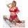 Cottelli Plus Size - Red Versatile Lingerie Set 