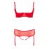 Cottelli Plus Size - Red Versatile Lingerie Set 