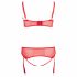 Cottelli Plus Size - Red Versatile Lingerie Set 