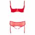 Cottelli Plus Size - Red Versatile Lingerie Set 