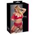 Cottelli Plus Size - Red Versatile Lingerie Set  - 95F/2XL