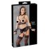 Cottelli Bondage - kanten lingerie set (5-delig) - M