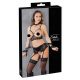 Cottelli Bondage - kanten lingerie set (5-delig) - L