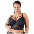 Cottelli Plus Size - Strap Lace Bra (Black)  - 90D