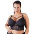 Cottelli Plus Size - Strap Lace Bra (Black)  - 95F