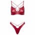 Cottelli Party - Glanzend Bh-set (Rood)