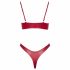 Cottelli Party - Glanzend Bh-set (Rood)