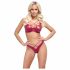 Cottelli Party - Glanzend Bh-set (Rood) - 80B/M