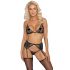 Zoenbaar - lingerie set (zwart) - L/XL