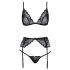 Zoenbaar - lingerie set (zwart) - L/XL