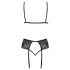 Zoenbaar - lingerie set (zwart) - L/XL