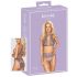 Zoenbare - kanten lingerie set (paars)