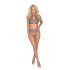 Zoenbare - kanten lingerie set (paars) - L/XL