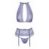 Zoenbare - kanten lingerie set (paars) - L/XL