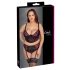 Cottelli Plus Size - BH set met jarretelles (zwart-rood)