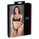 Cottelli - Strap-up BH en string (zwart) - 85B/L