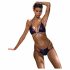 Obsessive Balitta - glanzende halter bikinitop (paars)