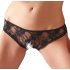 Cottelli - Open heup slip (zwart) - L