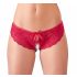 Cottelli - Open Slip met Strik (rood) - L