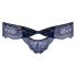 Obsessive Auroria - Bow-embroidered Women's Panties (Blue) 