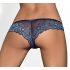 Obsessive Auroria - Bow-embroidered Women's Panties (Blue) 