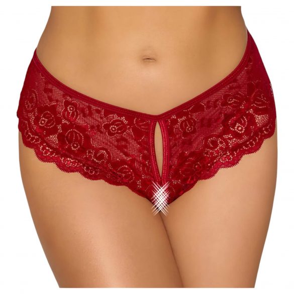 Cottelli - Open kanten slip (rood)