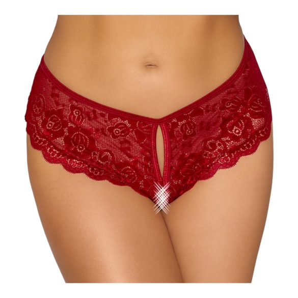 Cottelli - Open kanten slip (rood) - M