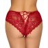 Cottelli - Open kanten slip (rood) - M