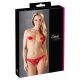 Cottelli - Kant String (rood) - XL