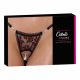 Cottelli - luxe, rozenperlen-string (rood-zwart) - M/L