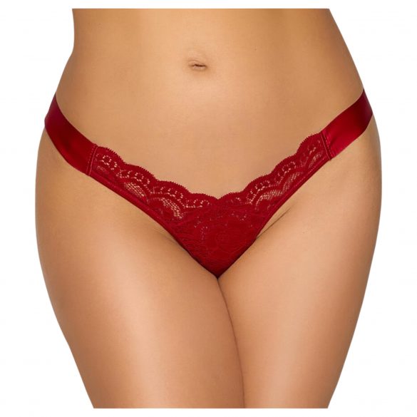 Cottelli - string met strik aan de achterkant (rood)