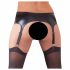 NO:XQSE - Glanzende jarretel set - XL