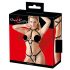 Bad Kitty - Strass Riem Body - Zwart (S-L)