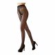 Cottelli - Lace, Striped Back Thigh-Highs (Black) 