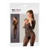 NO:XQSE - Florale catsuit - zwart (S-L)