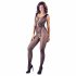 NO:XQSE - mouwloze, open net bodysuit - zwart (S-L)