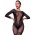 Vijftig tinten grijs - pittige kanten bodysuit (zwart) - L/XL