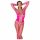 Cottelli - netkousen catsuit (roze) - S-L