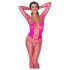 Cottelli - netkousen catsuit (roze) - S-L