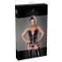 Noir - kanten bustier met jarretels (zwart) - L