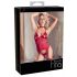 Abierta Fina - glitter top en string (rood)