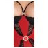 Cottelli - bustier met kanten inzetstukken set (rood) - M