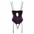 Abierta Fina - strass body'spandoek (zwart) - 80B/M