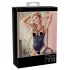 Abierta Fina - strass body'spandoek (zwart) - 85B/L