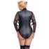 Cottelli Bondage Plus Size – kanten bodysuit (zwart)