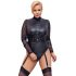 Cottelli Bondage Plus Size – kanten bodysuit (zwart) - 3XL