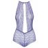 Kissable - halsband, kant body (paars)