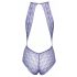 Kissable - halsband, kant body (paars)